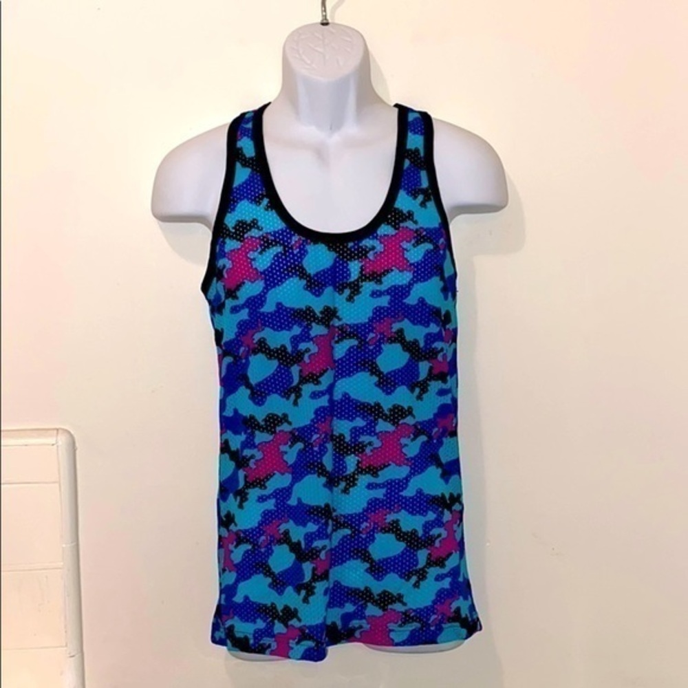 Unisex Bright/Vibrant Multicolored Camouflage Tank